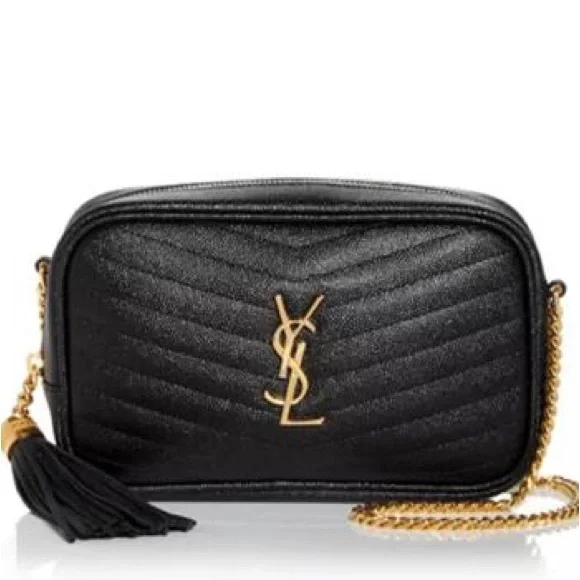 LOU MINI BAG IN QUILTED GRAIN DE POUDRE EMBOSSED LEATHER - Picture 2 of 2